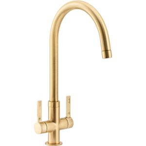 Abode Pico Monobloc Mixer Tap - Brushed Brass