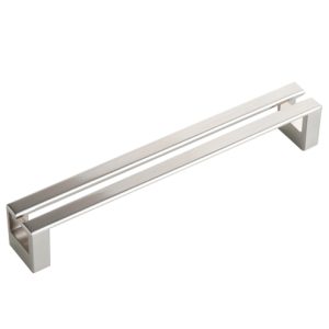 Brushed Nickel D-Handle