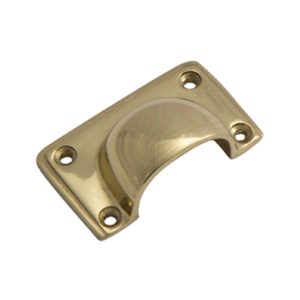 Polished Brass Cup Handle (S)