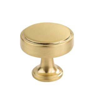 Brushed Satin Brass Knob