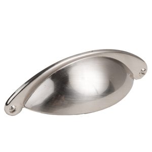 Brushed Nickel Cup Handle